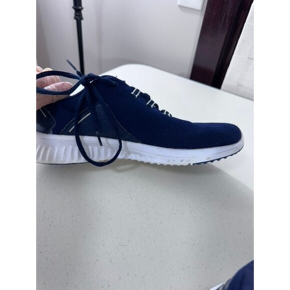 "FILA" Men's Athletic Sneakers, Navy, No Insole, Size 12, Washed, Prer-owned - Picture 7 of 12